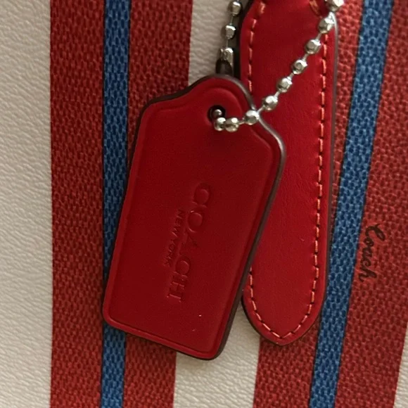 Coach City Striped Tote NWOT - Picture 8 of 11